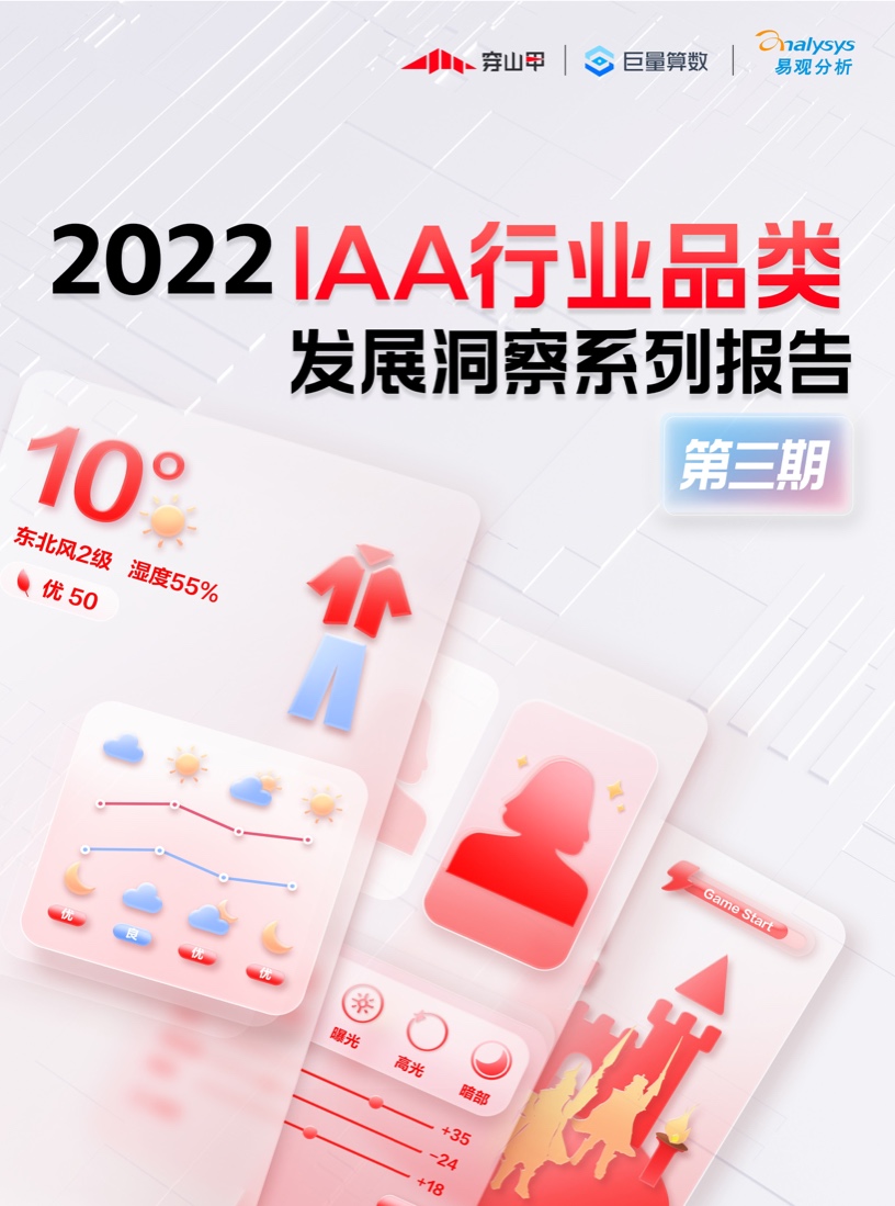 巨量算數(shù)：2022年IAA行業(yè)品類發(fā)展洞察系列報(bào)告