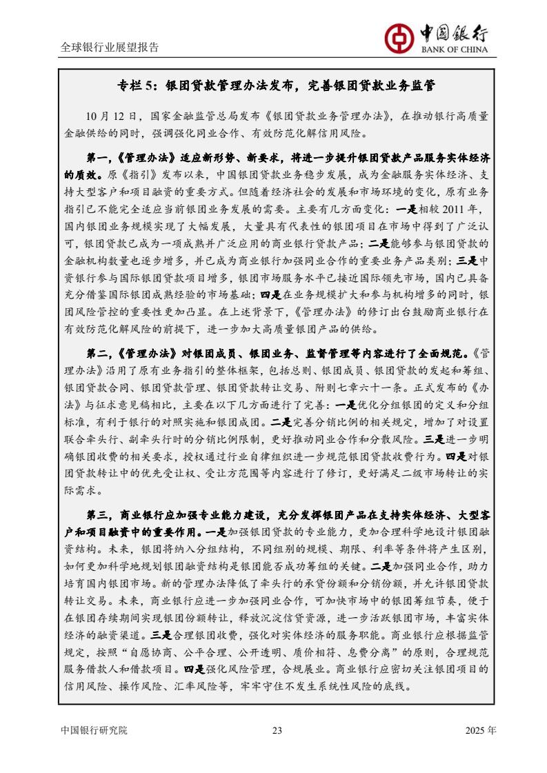 2025全球銀行業(yè)展望報(bào)告（圖25）