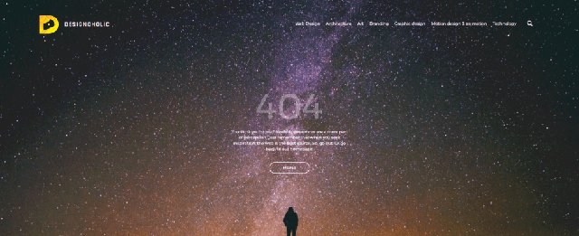 網(wǎng)站設(shè)計中使用的404頁面(圖8)